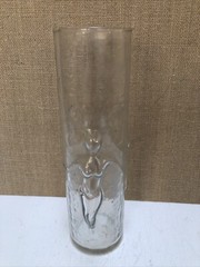 Vintage Libby La Femme 3-D Nude Dancing Woman Highball Tumbler Glass 1960s