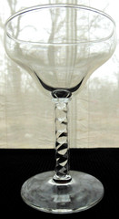 Libbey Glass Clear Empire 3700 Twist Stem Tall Sherbet Champagne Glass