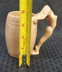 Vintage Art Deco Dorothy Kindell Nude Female Strip Tease Ceramic Art Pottery Mug