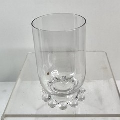 Imperial Glass Footed Tumbler set of 4 CANDLEWICK 4.5″T 10oz
