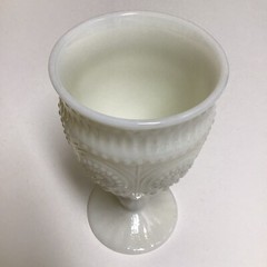 The Pioneer Woman Milk Glass Goblet Adeline Snow Tumbler Chalice White Gibson