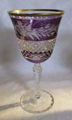 8 EBELING & REUSS MARCHIONESS 7 3/8″ TALL WATER GOBLETS ONE AS-IS