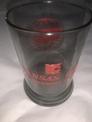 Pair Hal Reed Kansas Crystal Co Green Glass 4Pc 8 Ounce 3 1/2″ Pedestal Glasses