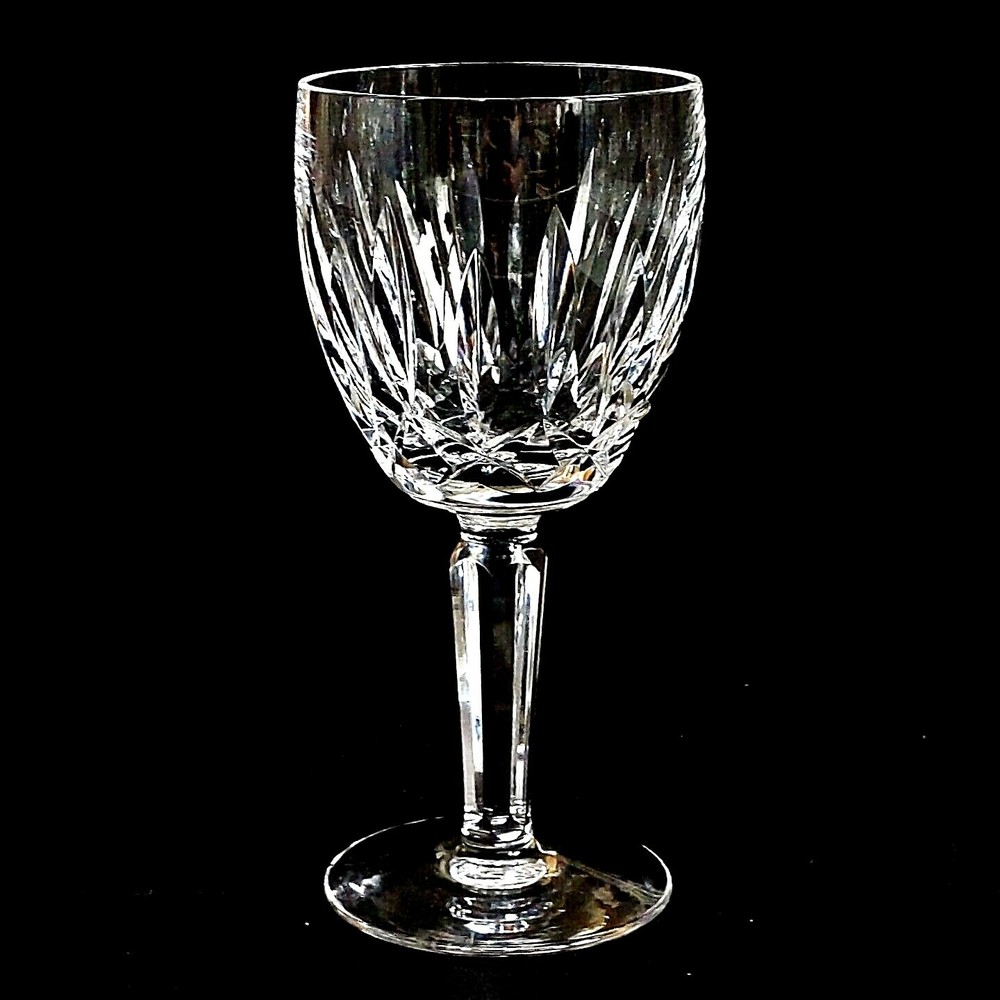 WATERFORD KILDARE WATER GLASS, Cut Lead Crystal, 7″, 8 Oz, Made in Ireland