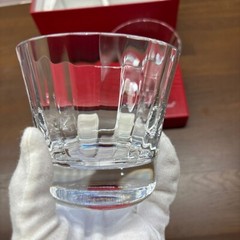 Baccarat Mille Nuits Rock Tumbler Glasses Set of 2 New Unused, Box Marked