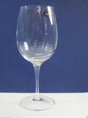 Luigi Bormioli Wine Glass Accademia Swirl Signed 14 Ounce Stemmed