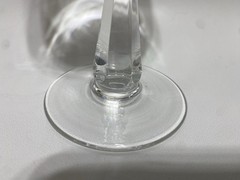Lot 4 SPODE Sonata Cut Crystal Wine Glasses Glass 6.75″ Marked