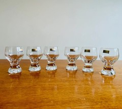 Bohemia Crystal «Gina» Short-stem Flutes/Aperitif Glasses Set of 6