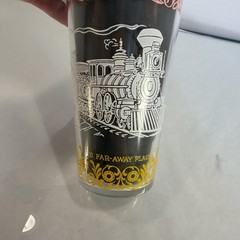 Vtg Hazel Atlas “Americana” Series Drinking Glass Tumbler, TO FAR-AWAY PLACES