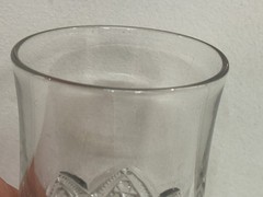 Antique EAPG Duncan & Miller “Button Arches Clear Glass Tumbler