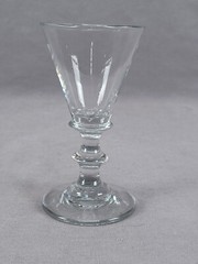 19th Century Continental European Hand Blown Flint Glass Wine Circa 1815-1820 B