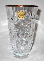 Cristal d’Arques Set of 4 Crystal Glasses TRADITIONS GOLD Highball 11.75 oz. NOS