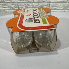 Arcoroc France Lancer On The Rocks Glasses Set of 4 – 11 oz New and Unused