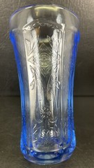 Indiana Glass RECOLLECTION Blue Tumbler 14 oz Multiples Available