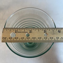 Vintage Libbey Sirrus Spanish Green Water Goblet 7.4″ USA 12oz Replacement