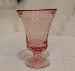 Fostoria Jamestown Pink Footed Iced Tea Goblet – Excellent