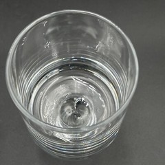 Vtg Set 2 MCM 70s Glasses Tumblers Goblets Bar Crystal Thick Stem Scandinavian