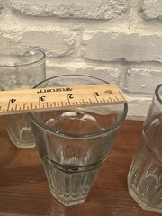 Vintage Anchor Hocking 16 oz Cooler Glass, Big Heavy