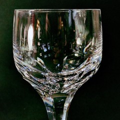 ATLANTIS EVORA WINE HOCK GLASS, Cut Lead Crystal, 7 1/4″, 6 oz, PORTUGAL