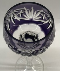 Set 5 Nachtmann Cut To Clear Green Blue Red Amethyst Amber Purple Cordials Shots