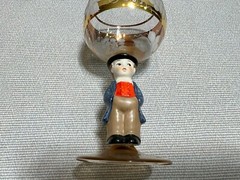 Vintage Set of 4 Goebel Hummel Figurine Stem Liqueur Wine Glasses, W Germany