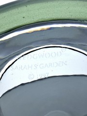 Wedgwood Sarahs Garden – 16oz Green Glassware Tumblers 6 7/8″, Set of 2