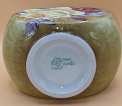 Nippon Hand Painted Floral Tumble Up Set Vintage Beautiful!