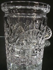 CRYSTAL COVERED BISQUIT~GINGER~ CANDY JAR
