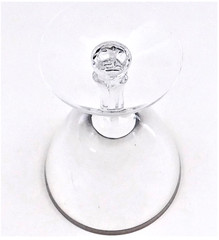 Fostoria Wedding Ring Claret Water Wine Glass Goblet Platinum Vintage USA