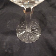 Waterford Crystal Lismore Hock Wine Glass 7.5″ Tall 8 ounces
