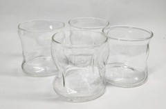 Set of 4 Ethnik Living Skal 11.5oz. Water Glasses Cups