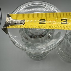 Set Of 2 Vintage Colony Whitehall Clear Footed Iced Tea Or Water Goblet