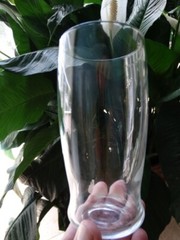 Vintage Standard Glass (?) Clear 18oz Blown Tumbler(s) Very Good Used Condition