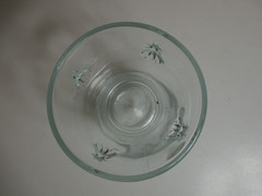 La Rochere Paris France Napoleon Bee Short 9oz Low Ball Tumbler Embossed Glass