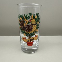Christmas Indiana Glass Replacement 1st Day Partridge Pear Tree 12 Days VTG