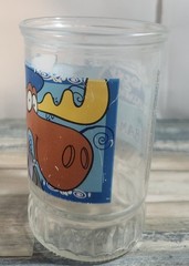 Bama Jelly Adventures of Rocky and Bullwinkle #1 Juice Glass
