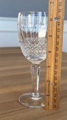 Waterford Crystal Colleen Tall Stem 6.5” Claret Wine Glass – Set of 2 Excellent