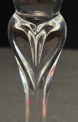 2 Lenox WEDDING PROMISES CHAMPAGNE FLUTES 11″ Flared Rim Heart Stem