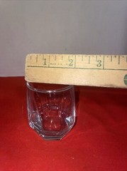2 Small Crystal Cocktail Glasses-4 Oz -2.5” Tall- Estate Find