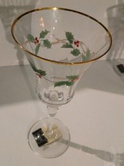4 Mikasa Lead Crystal Ribbon Holy Fluted Stemmed Goblet Glass 9′ Tall