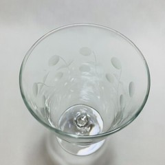 4 Vintage Libbey Carlton (Dots) Etched Ice Tea Glasses Goblets