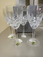 New Waterford Crystal Araglin Claret Glass X4