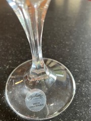 Gorham Andante Tall Platinum Trim SET of FOUR Iced Tea Goblets BRAND NEW w/ TAGS