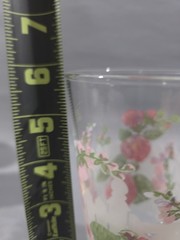 Vtg Pfaltzgraff Set Of 4 Cap May 16oz Glasses Floral Pattern Discontinued