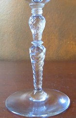 Libbey Rock Sharpe Salon 1023 Stem Lattice Bow Clear 6 ½” Champagne Sherbet(s)