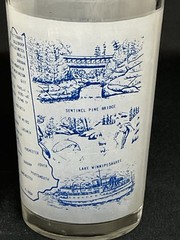 Set Of 2 “New Hampshire” Vintage HAZEL-ATLAS Small 4” Souvenir Glasses