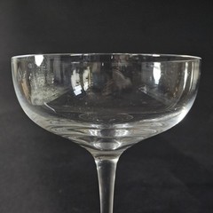CALVIN KLEIN TALL CHAMPAGNE, Blown Crystal, 11 1/2″, 6 Oz, SIGNED