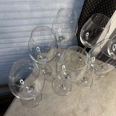 Elegant Set Of RONA Crystal Bordeaux Wine Glasses 9-1/4″ Tall Slovakia(7)