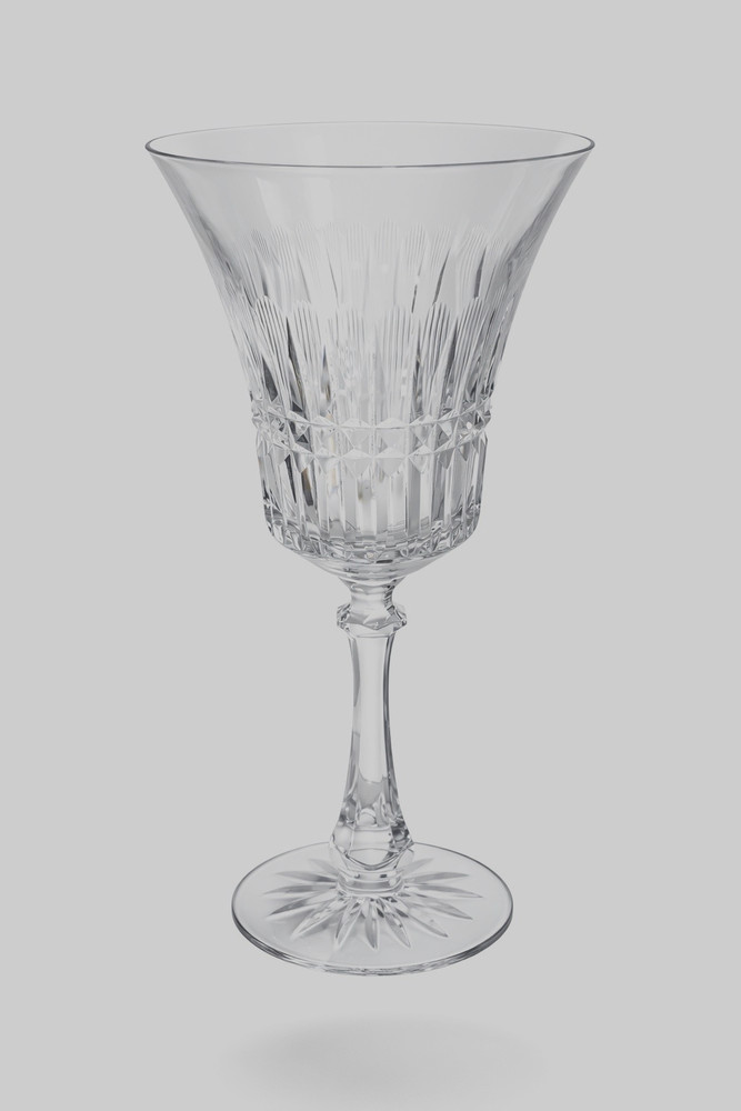 8 Rare Tiffin-Franciscan Blown Glass Crystal Wine Glasses #15098 Art Deco 7.5″