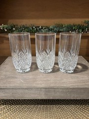 3 Cristal D’Arques-Durand Crystal 5.75″ FONTENAY Highball Executive Glasses NICE